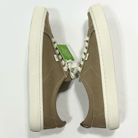 Cariuma OCA Low Burnt Sand Canvas Contrast Thread Sneaker Men’s 10 Women’s 11.5 - Picture 10 of 11